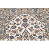 Hand Made Rug Kashan Persia 100x150 Cream Blue