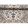 Hand Made Rug Kashan Persia 100x150 Cream Blue
