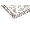 Hand Made Rug Nain Kashmar Persia 87x137 Cream