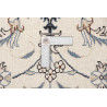 Hand Made Rug Nain Kashmar Persia 87x137 Cream
