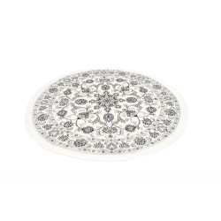 Hand Made Rug Nain Kashmar Persia 143x148 Cream