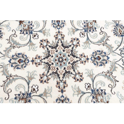 Hand Made Rug Nain Kashmar Persia 143x148 Cream