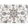 Hand Made Rug Nain Kashmar Persia 143x148 Cream