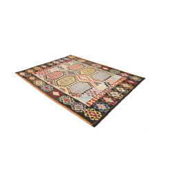 Kilim 184x233 Cm Kilim Afghanistan, Lana Cardata A Mano