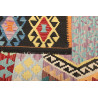 Kilim 184x233 Cm Kilim Afghanistan, Lana Cardata A Mano