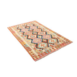 Kilim 120x186 Cm Kilim Afghanistan, Hand-carded Wool cotton