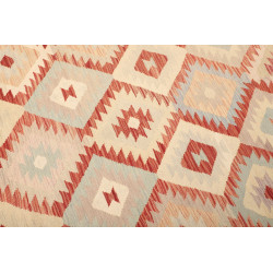 Rug Kilim Afghanistan 200x295 Cream Rust Orange