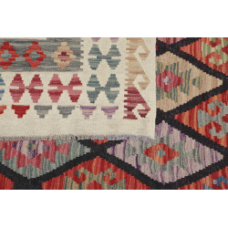 Tappeto Kilim Afghanistan 316x493 Rosso Blu Bei