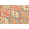 Rug Kilim Afghanistan 83x280 Coral Sky Blue