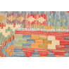 Rug Kilim Afghanistan 83x280 Coral Sky Blue