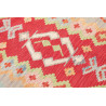 Rug Kilim Afghanistan 82x297 Grey Blue Red Peac