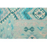 Rug Kilim Afghanistan 203x306 Turquoise Blue Aq