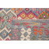 Tappeto Kilim Afghanistan 264x360 Grigio Blu Ro