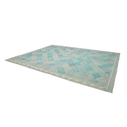 Tappeto Kilim Afghanistan 305x399 Azzurro Acqua