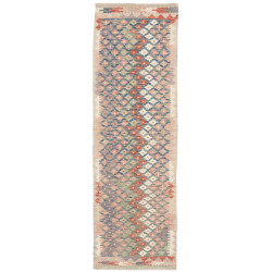 Rug Kilim Afghanistan 60x193 Cream Beige Muted