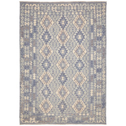 Rug Kilim Afghanistan 204x291 Blues Cream Brown