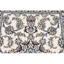 Hand Made Rug Nain Kashmar Persia 80x395 Cream