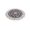 Hand Made Rug Nain Kashmar Persia 126x133 Dark