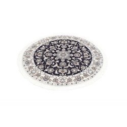 Hand Made Rug Nain Kashmar Persia 126x133 Dark