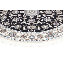 Hand Made Rug Nain Kashmar Persia 146x146 Dark