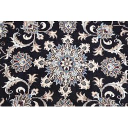 Hand Made Rug Nain Kashmar Persia 146x146 Dark