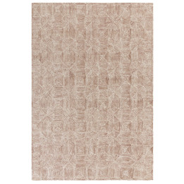 Rug Camden geometric beige brown 200x300 cm