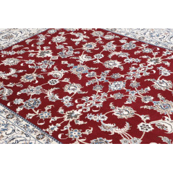 Hand Made Rug Nain Kashmar Persia 195x300 Burgu