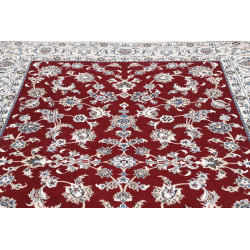 Hand Made Rug Nain Kashmar Persia 195x300 Burgu