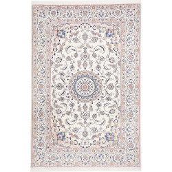 Hand Made Rug Nain Kashmar Persia 195x300 Cream