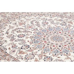 Hand Made Rug Nain Kashmar Persia 243x340 Cream