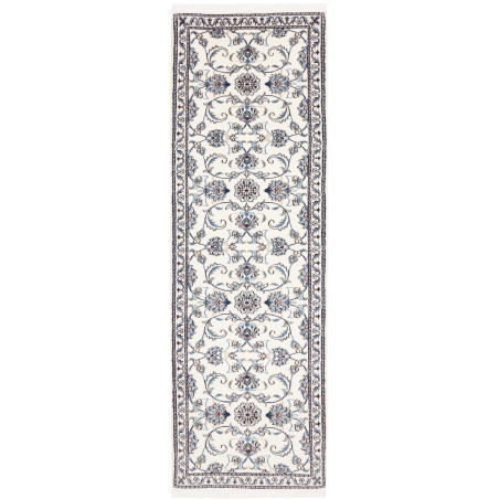 Hand Made Rug Nain Kashmar Persia 77x253 Cream