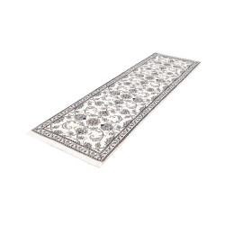 Hand Made Rug Nain Kashmar Persia 77x253 Cream