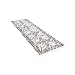 Hand Made Rug Nain Kashmar Persia 77x253 Cream