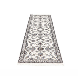 Hand Made Rug Nain Kashmar Persia 77x253 Cream