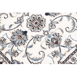Hand Made Rug Nain Kashmar Persia 77x253 Cream