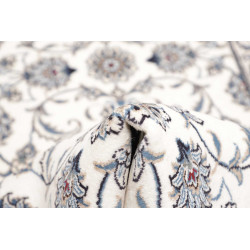 Hand Made Rug Nain Kashmar Persia 77x253 Cream