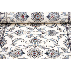 Hand Made Rug Nain Kashmar Persia 77x253 Cream