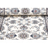 Hand Made Rug Nain Kashmar Persia 77x253 Cream