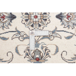 Hand Made Rug Nain Kashmar Persia 77x253 Cream