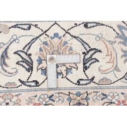 Hand Made Rug Nain Kashmar Persia 77x253 Cream