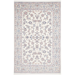 Hand Made Rug Nain Kashmar Persia 197x303 Ivory
