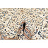 Hand Made Rug Kashan Persia 200x304 Cream Blue