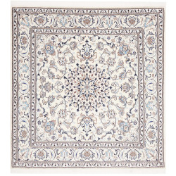 Hand Made Rug Nain Kashmar Persia 195x205 Cream