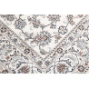 Hand Made Rug Nain Kashmar Persia 200x295 Cream