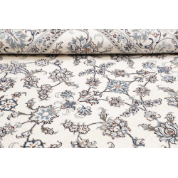 Hand Made Rug Nain Kashmar Persia 200x295 Cream