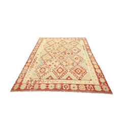 Kilim 159x207 Cm Kilim, Afghanistan, Lana Cardata A Mano
