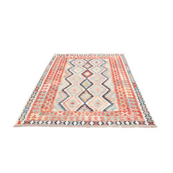 Tappeto Kilim Afghanistan 153x206 Corallo Terra