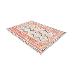 Tappeto Kilim Afghanistan 153x206 Corallo Terra