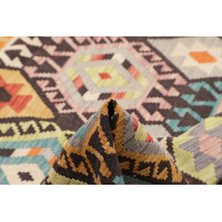 Rug Kilim Afghanistan 183x242 Dark Brown Charco