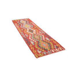 Rug Kilim Afghanistan 78x242 Terracotta Red Lig